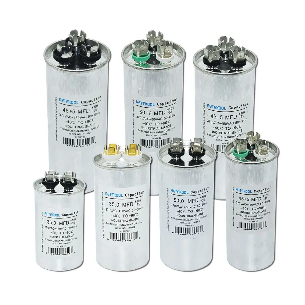500vac ac motor capacitor cbb60 450vac