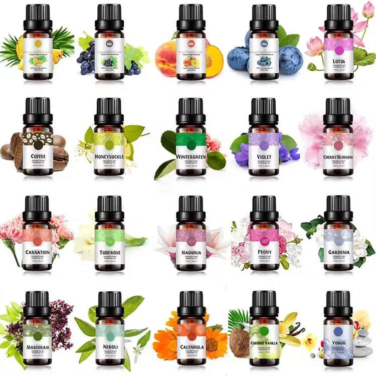 Hot sales natural water soluble essential oils  good price 10ml dropper bottle  luxury essential oil for candles