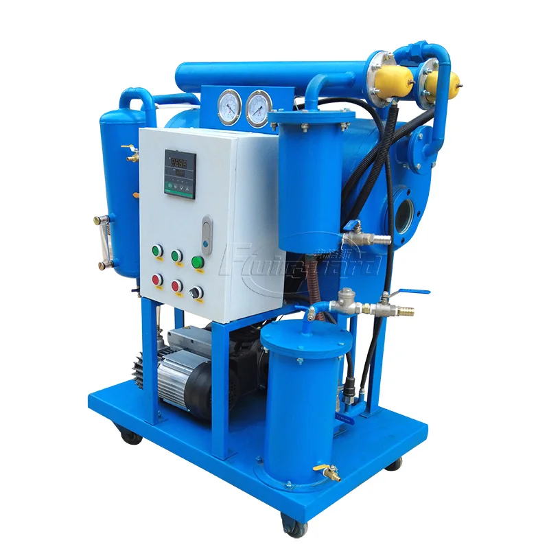 Easy operation factory mobile vacuum steam turbine lube oil purifier