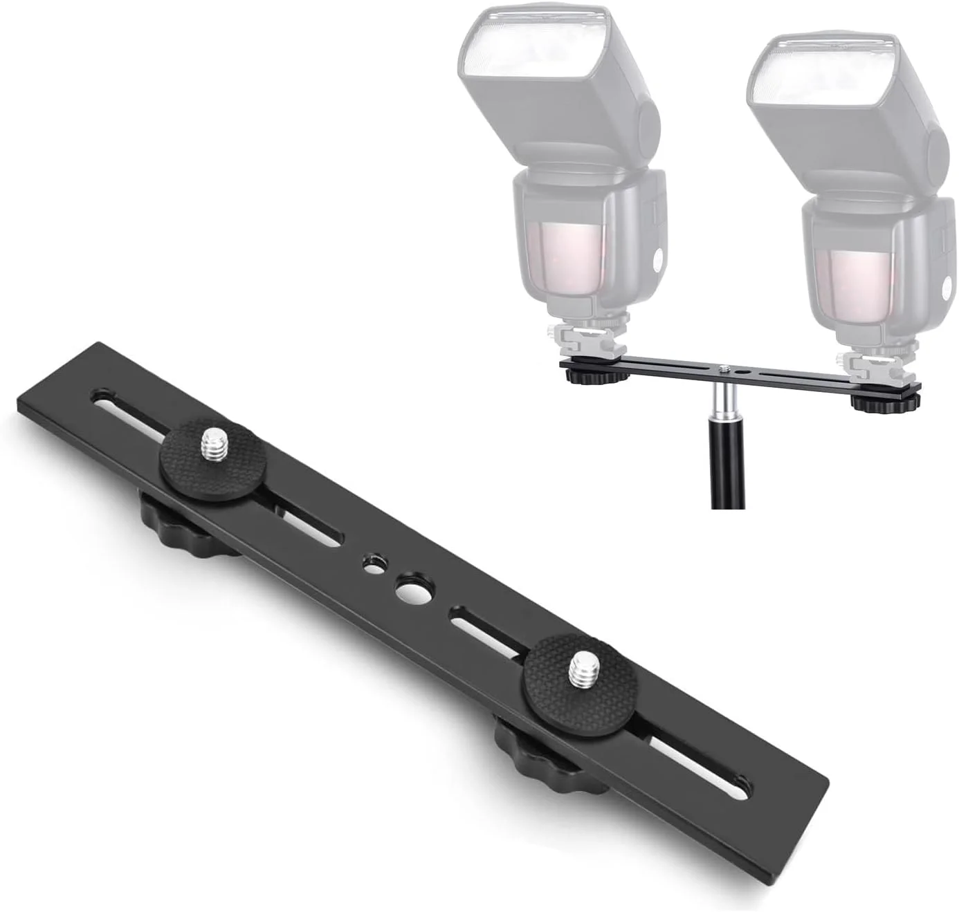 Flash Bracket Digital Camera Bracket Mount 1/4 inches Screw For Camera LED Light Flash Light Microphone