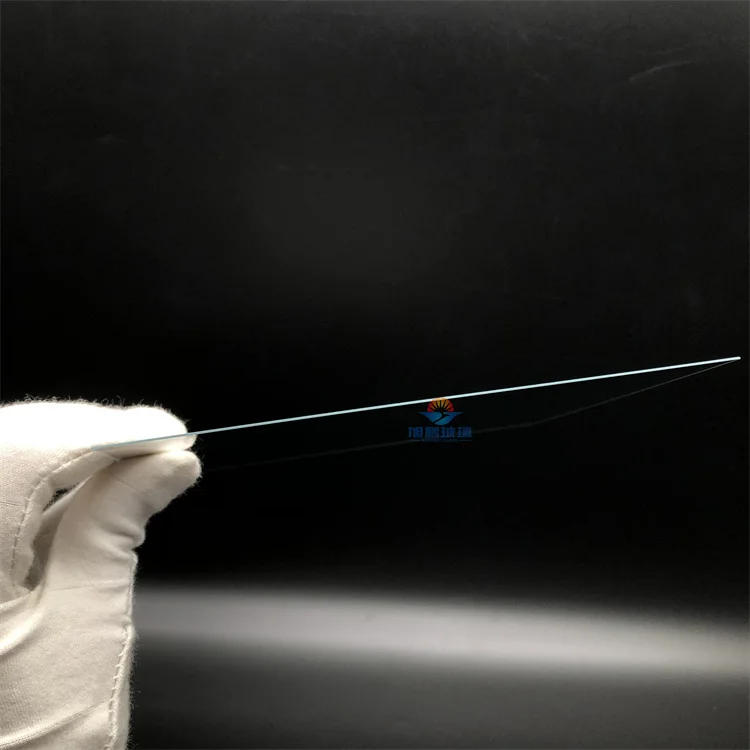 The thickness of Schott D263T ultra-thin colorless optical glass is 0.1mm/0.145mm/0.175mm/0.21mm