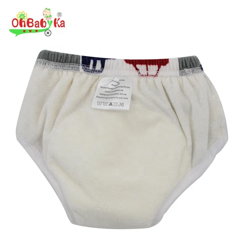 Ohbabyka Wholesale Factory China Baby Bamboo SNAP-ON Training Pants