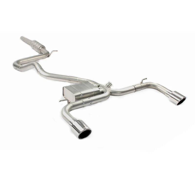 Tuning Catback Exhaust Pipes For Vw Golf 7 7.5 Mk7 Mk7.5 Gti 2.0t 2014-2020 Stainless Steel Exhaust Pipe Muffler Exhaust System