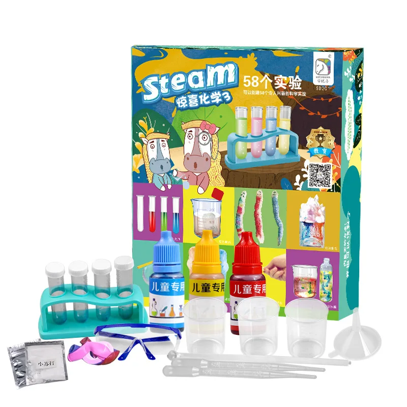 Science Lab kit STEAM Children Early Educational Toy Surprise Chemistry Gift
