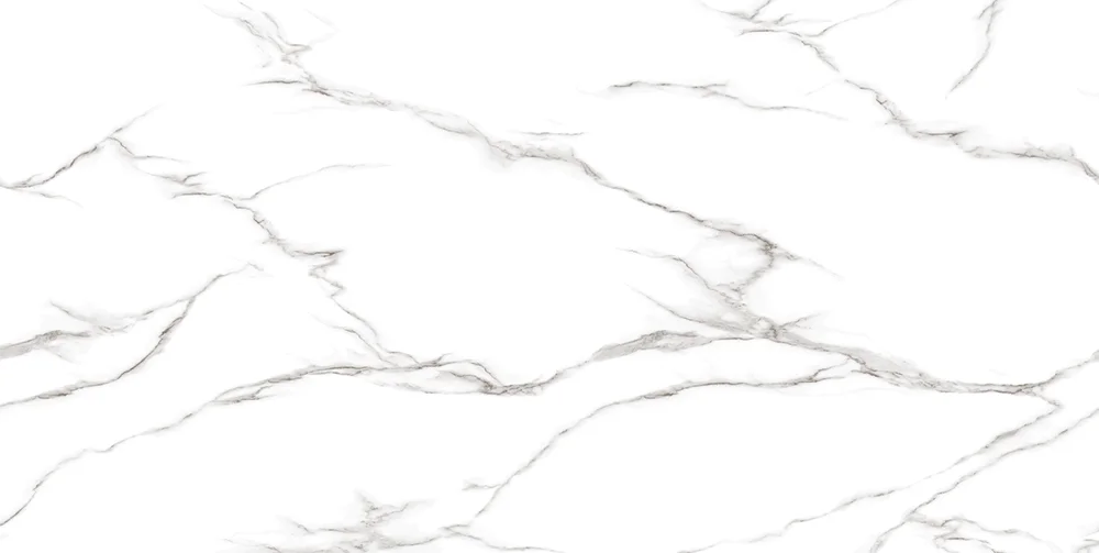 Caracata white marble to see 3d polished glazed porcelain