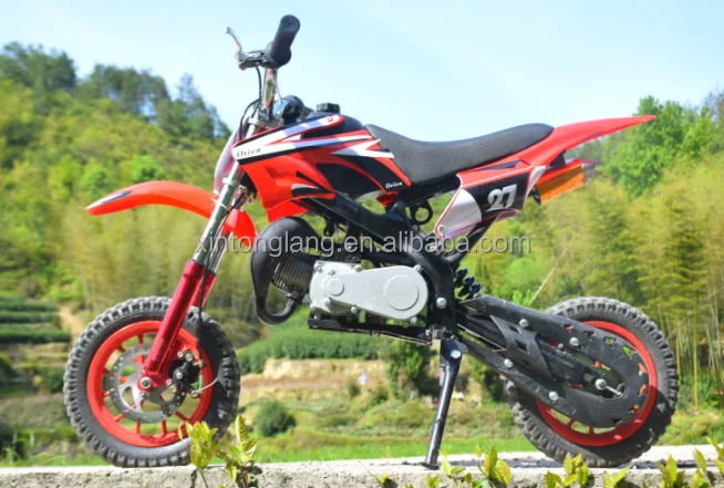 Cheaper Pull start or Electric start 49CC 2 Stroke Mini Moto Motorcycles Dirt Bike For Kids With CE