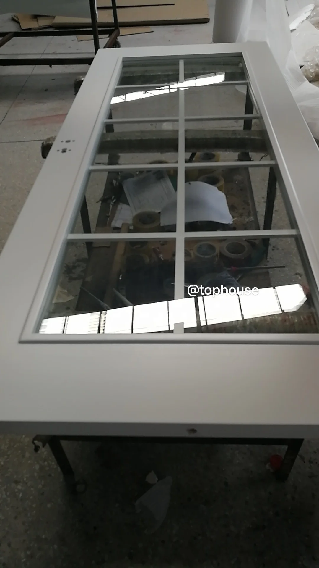 
French White Dining Room Solid Wood Sliding Patio Pocket Doors 