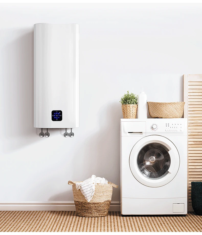 Indirect Water Heaters Electric 80L 100L 120L Stainless Steel Storage Tank With Heating Exchanger Coils Wall mounted