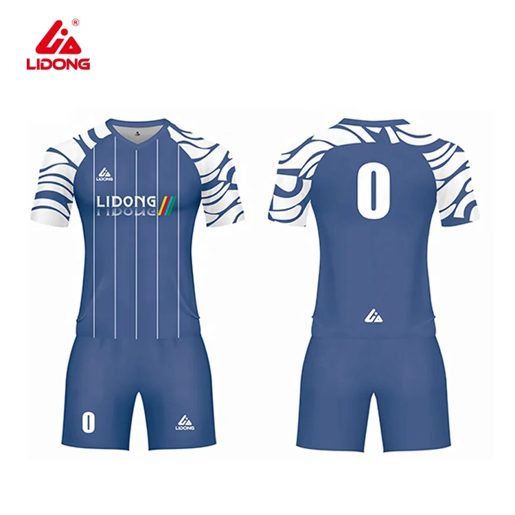 Fashion Soccer Team Wear Jersey Custom Football Kits Uniforme Soccer For Football Club