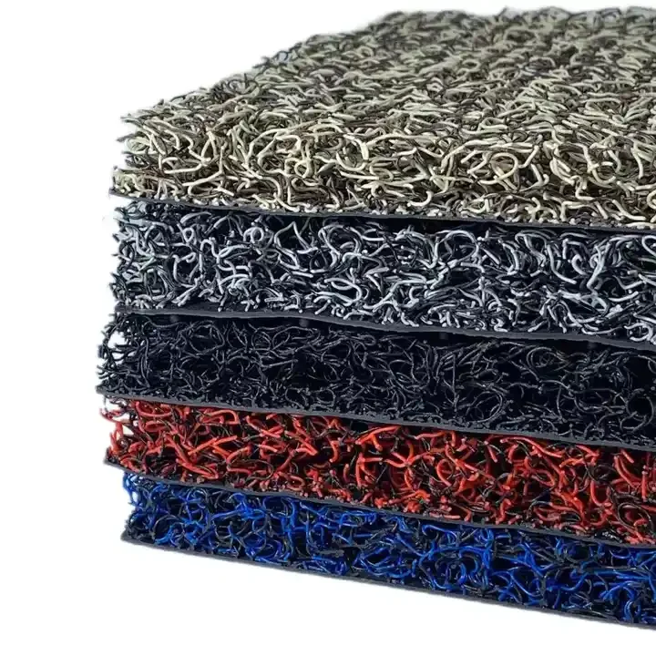 10mm 12mm 15mm  High Quality Custom Washable Anti Slip Carpet Pvc Coil Car Floor Mat