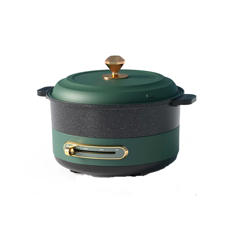 
Multi-Purpose 4L hot pot multi cooker Non-stick multi-function cookware sets with grill pan and hot pot 