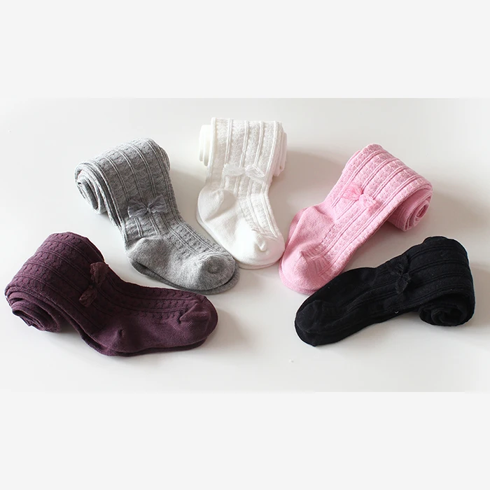 Free sample cotton cute girl tights pantyhose design kids children baby tights