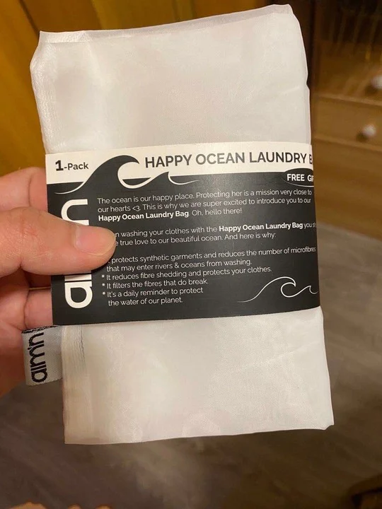 Stop micro waste 50 micron nylon mesh bag eco friendly