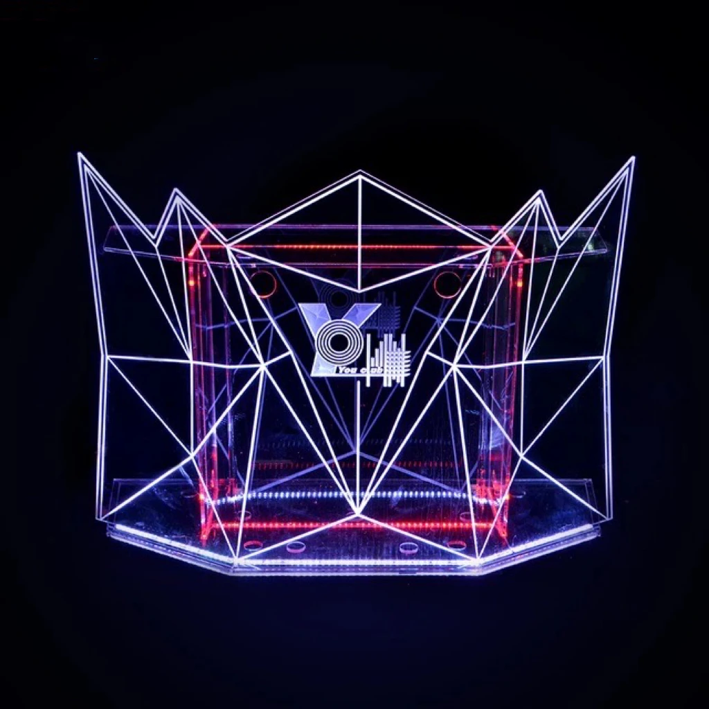 Dj Table Activated Club Disco Party Bar Dj - perfect for stage or studio using hybrid controller Led light equipment