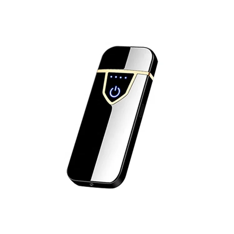 Promotion Laser Print Customised logo Mini Arc Usb Rechargeable Coil Lighter for Gifts