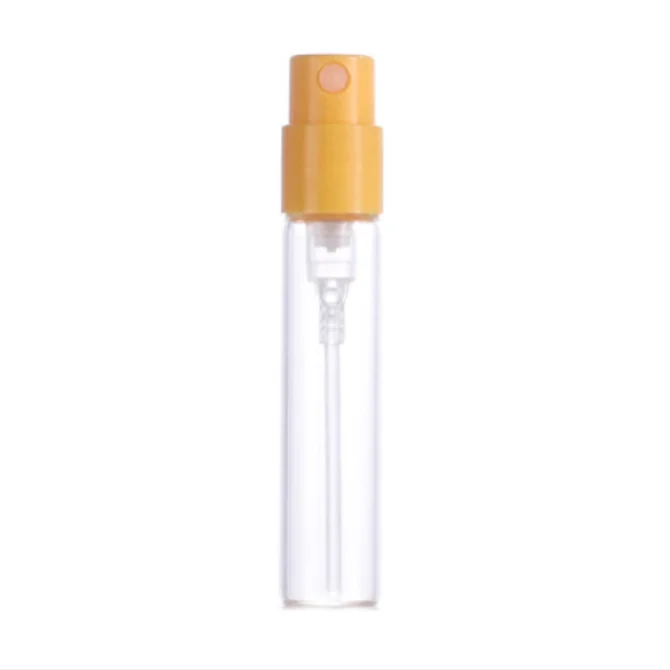 2.5ml transparent  Color bayonet glass perfume Portable small spray bottle Sample bottle Travel separate bottle