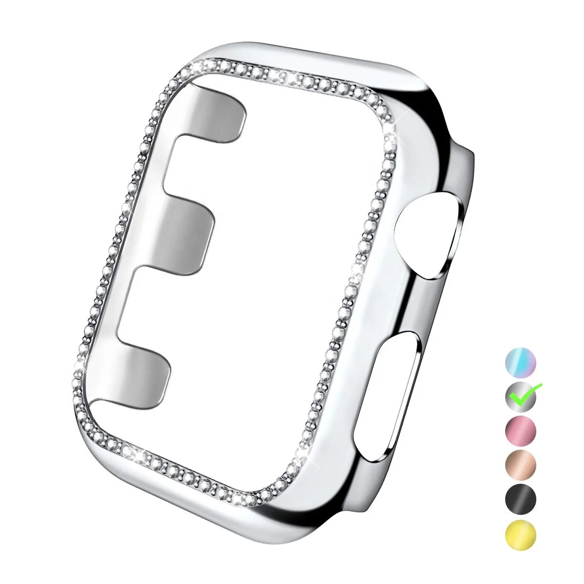 Bling Appl watch Case for iWatch 38mm 42mm 40mm 44mm Appl watch Case Cover NO Screen protector