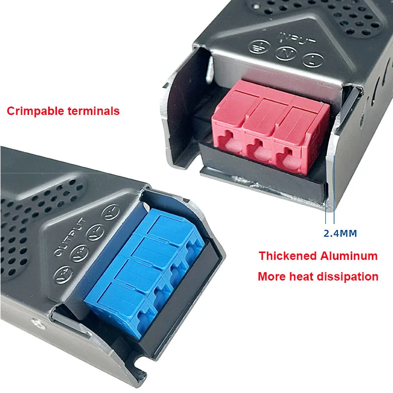 Lighting Transformers Driver Semi-filled Glue 100-250V 12V 24V 60W 100W   200W 300W 400W indoor switching power supply