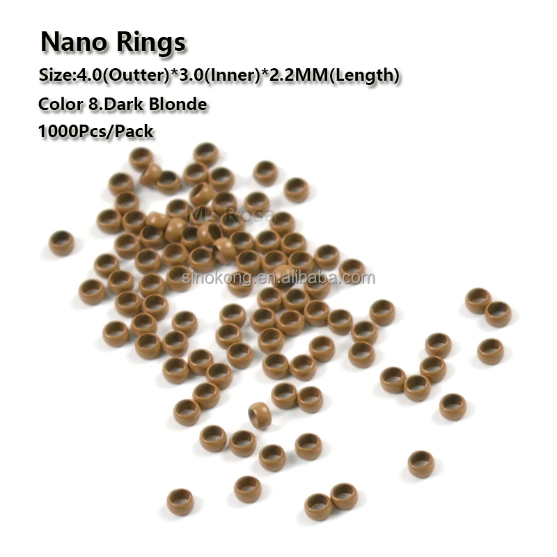 Wholesale Copper Nano Ring 2.5mm,2.9mm,4.0mm Nano Beads Link Tube Hair Accessories