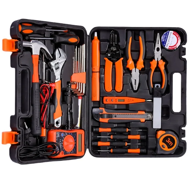 High Quality 29-Piece Electrician & Carpenter Maintenance Tool Kit with Spanner Bits & Hex Keys Customizable OEM Support