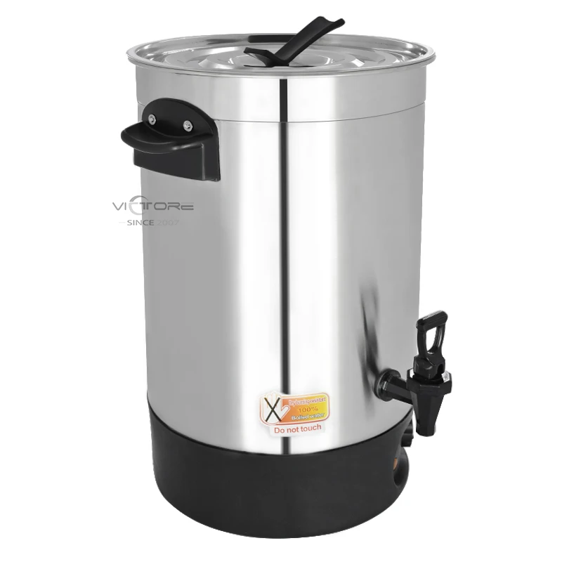 Wholesale Single wall 23L cheap price electric drinking hot water coffee milk boiler urn for hotel