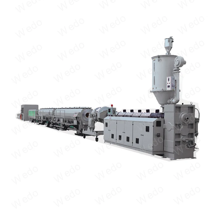 China Manufacturer Complete Production Line And Main Power Motor Supply Oversea Plastic PE Pipe Making Machine