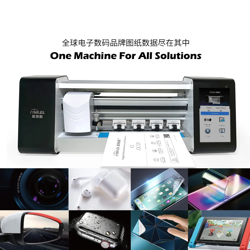 Business Trend Unlocked System Nano Hydrogel TPU Plotter For Cutting Mobile Skin Machine
