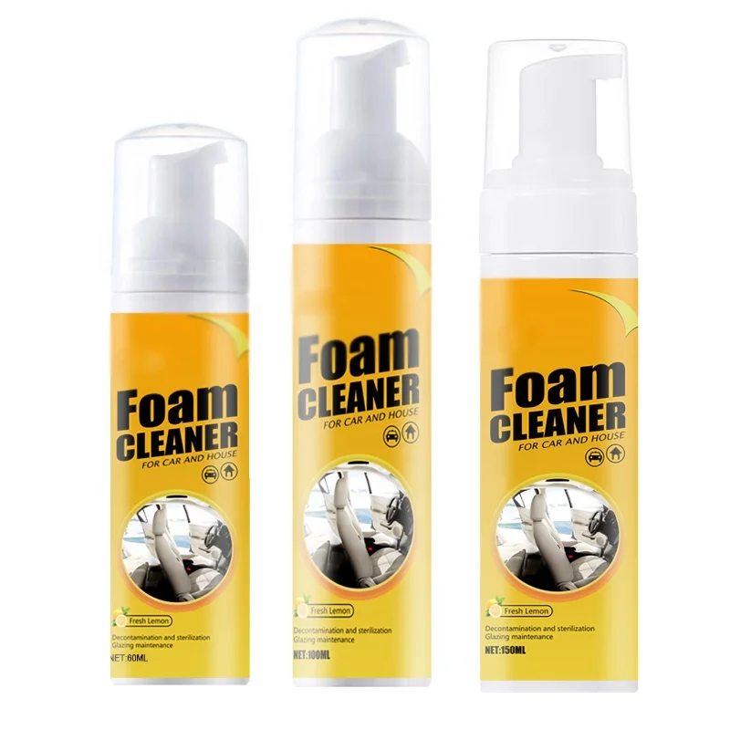 Новое поступление Многофункциональные средства для очистки пены для салона автомобиля с сильным эффектом дезактивации потолочный очиститель для кожаных сидений