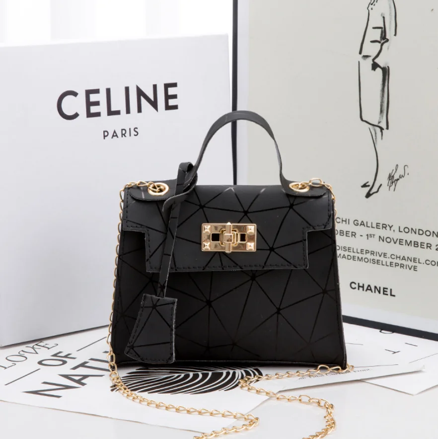 
2021 New fashion luxury designer handbags ladies pu leather women chain cross body bag wholesales ladies summer handbag 