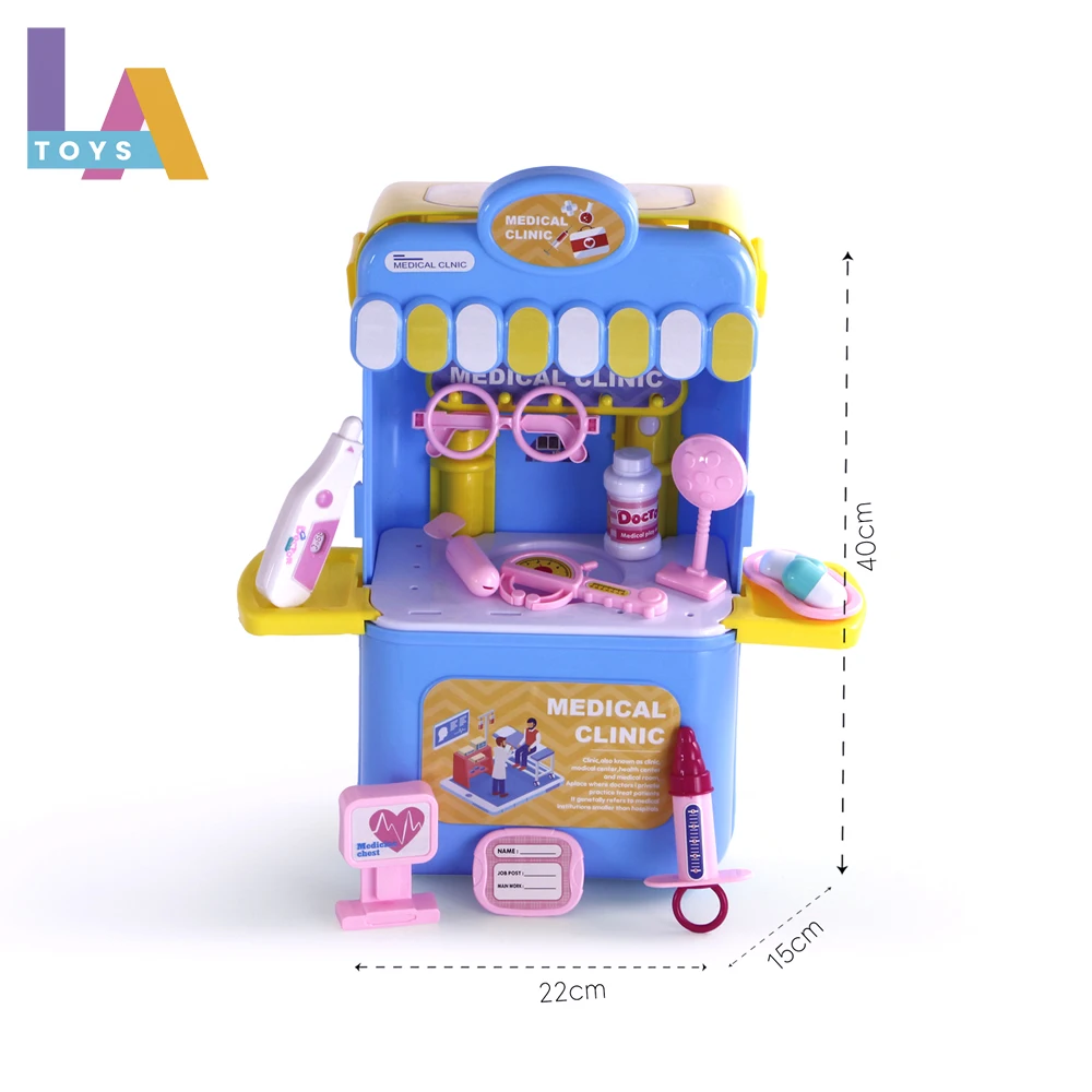 Longthuy Made in Vietnam Children play house makeup kitchen engineering equipment doctor kit luggage trolley box