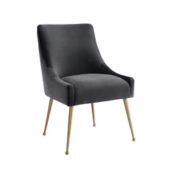 Manufacturer gold nordic velvet round dining  set 6 chairs rattan modern luxury leather dining room chair