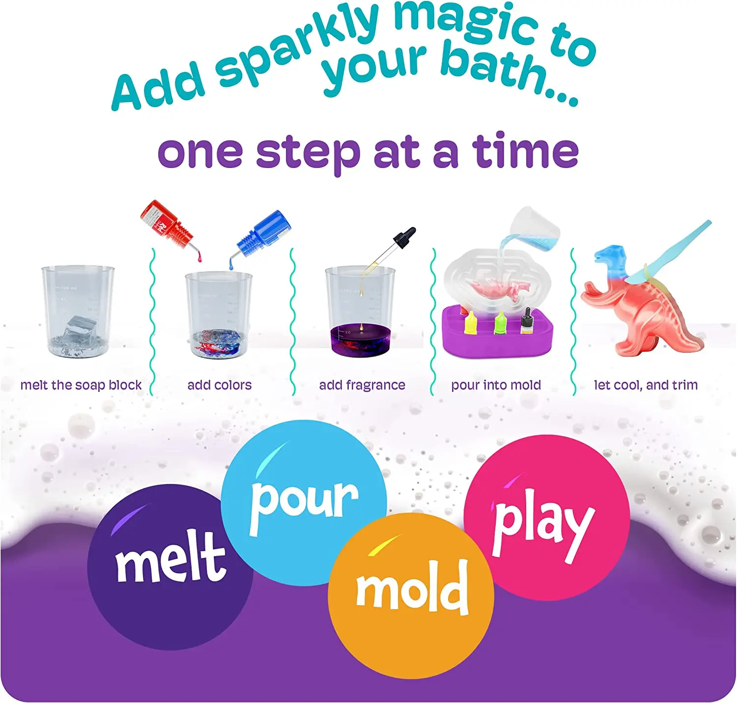 Soap Making Kit for Girls and Boys Birthday Gift Bathroom Decor