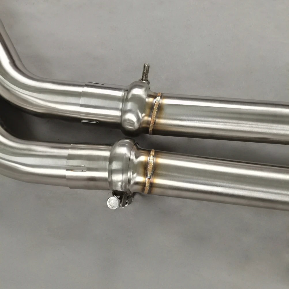World Famous Brand Supplier Life Time Warranty Golden TIG Welding SUS 304 Catback Exhaust Pipes for BMW 335i  E92