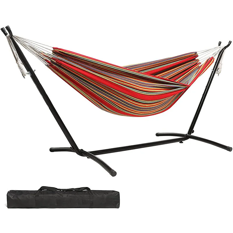 Carrying Bag Folding Hanging Swing Bed Portable Hammock Chair Camping Hammock with Stand