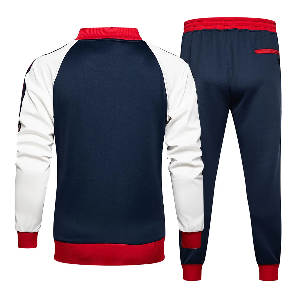 Customized Long sleeve Football Kits Adults Soccer Jerseys Sets Men Running Jackets Sports Training Tracksuit Uniforms sweatsuit