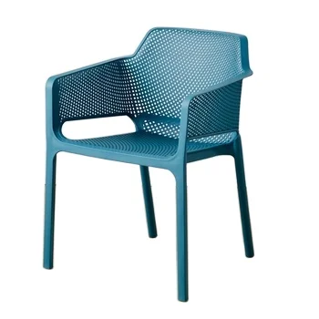 Hot Sale Italian Supernatural Hole Back Strong Quality Polypropylene Stackable Chair PP Plastic Dining Room Chairs