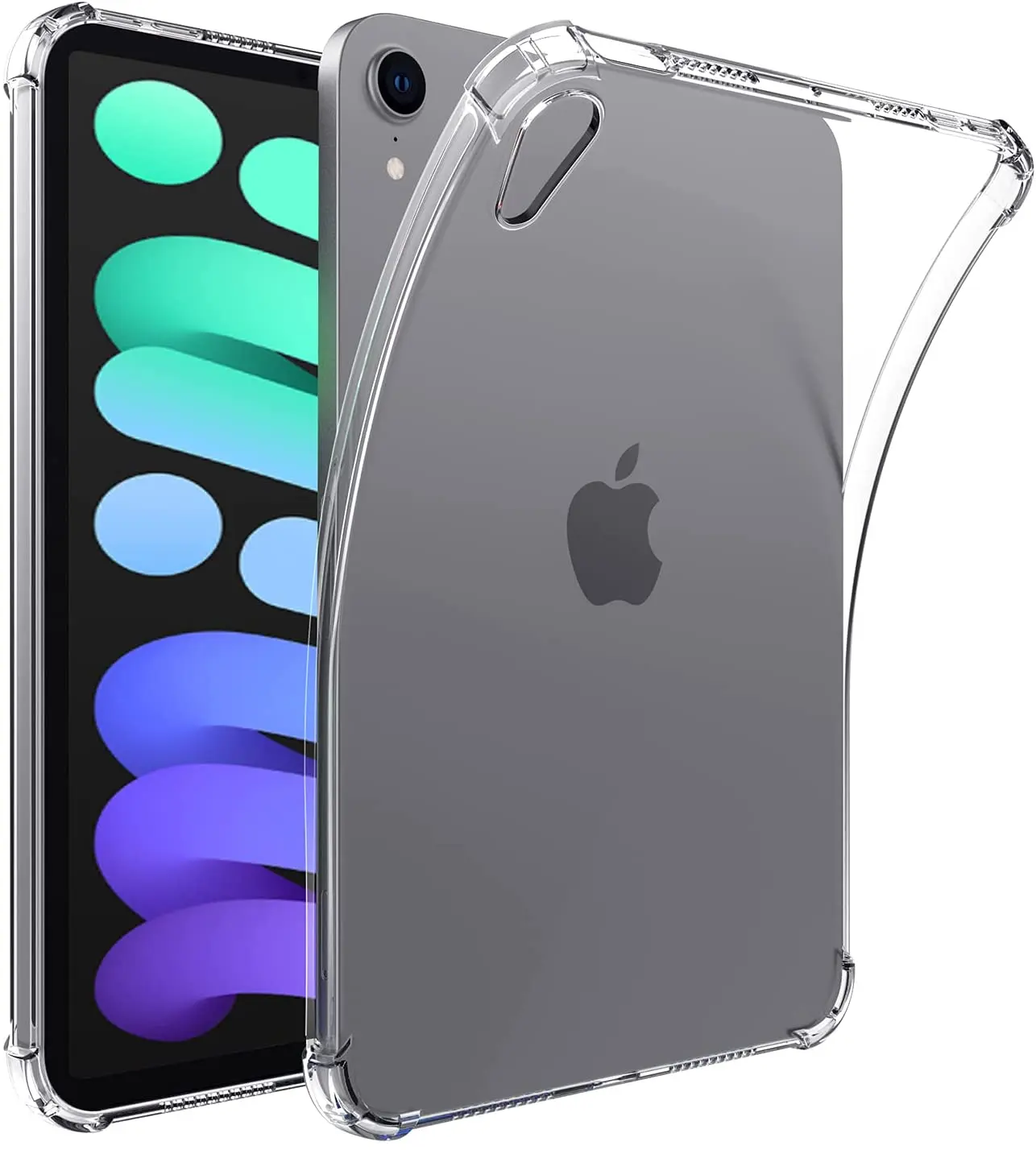 Amazon Trending Ultra Slim Transparent Soft Clear TPU Tablet Case Cover for Apple iPad Mini 6 2021 8.3 inch Fundas