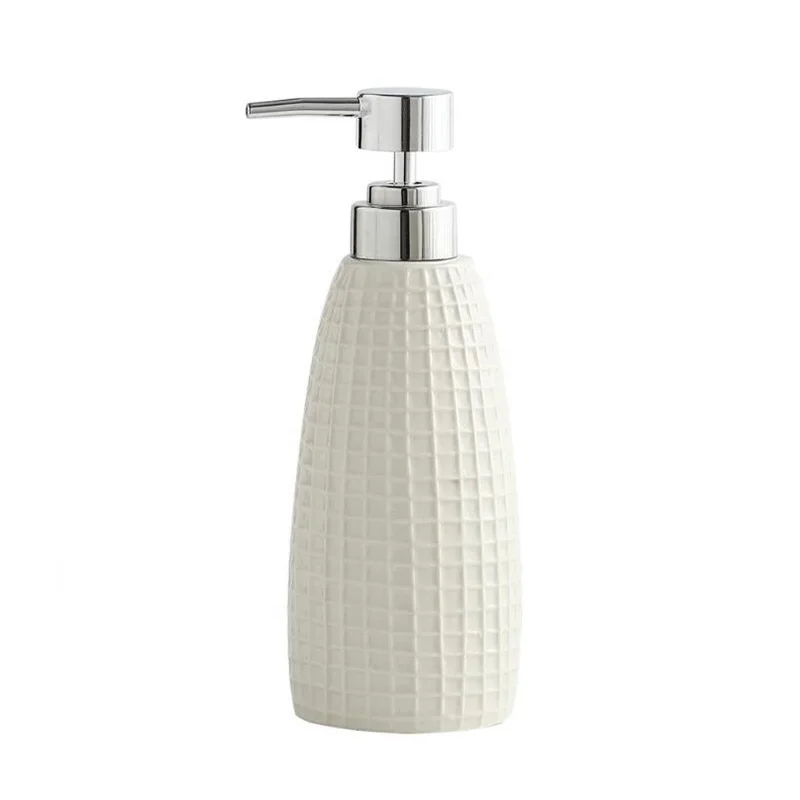 wholesale  Soap Bottles Dispenser hotel Bathroom Accessories Set ceramic