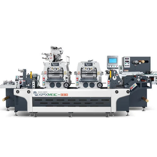 MDC-360 high speed hologram hot stamping flatbed die cutting machine for blank sticker printing  with mark sensor