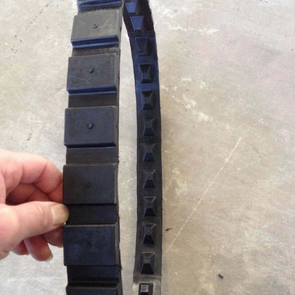 Mini small track vehicles mini rubber track for lawn mower