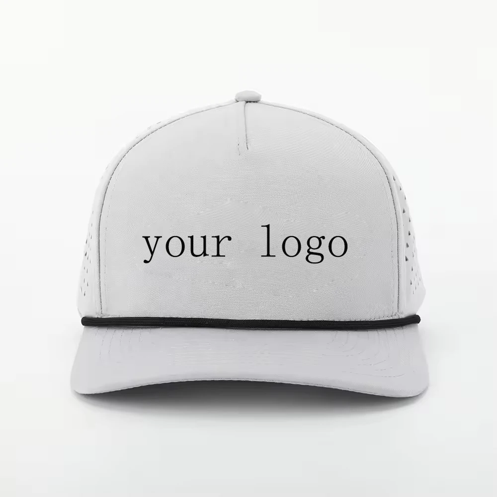 High Quality Premium Custom Embroidery Corduroy Baseball Caps Unstructured Mesh ventilation adjust