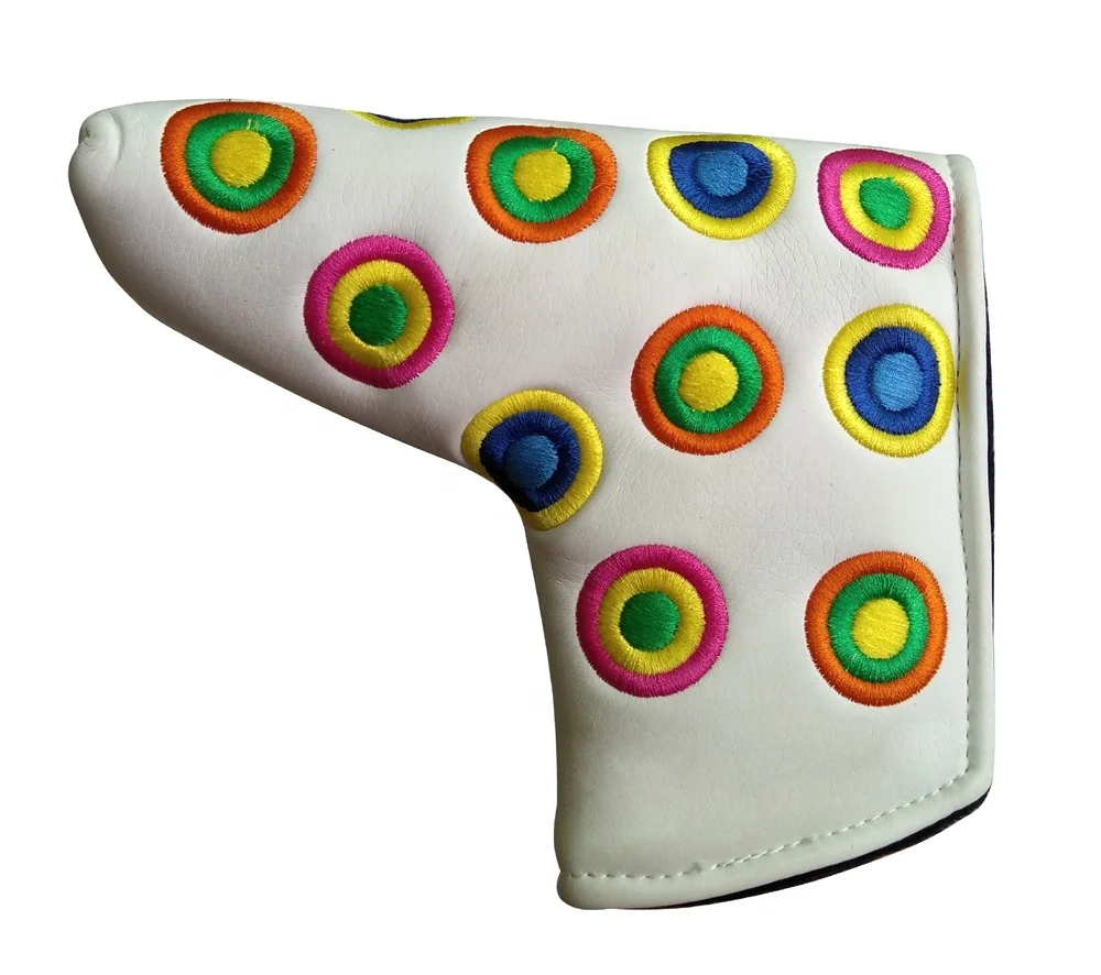 Blade type personalize embroidery Golf Putter Club Head Covers