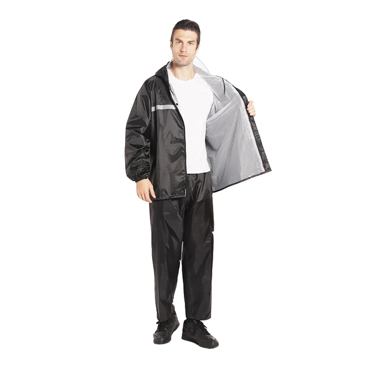 High Quality Lightweight Waterproof Rain Coats Suit for Motorcycle Golf Fishing