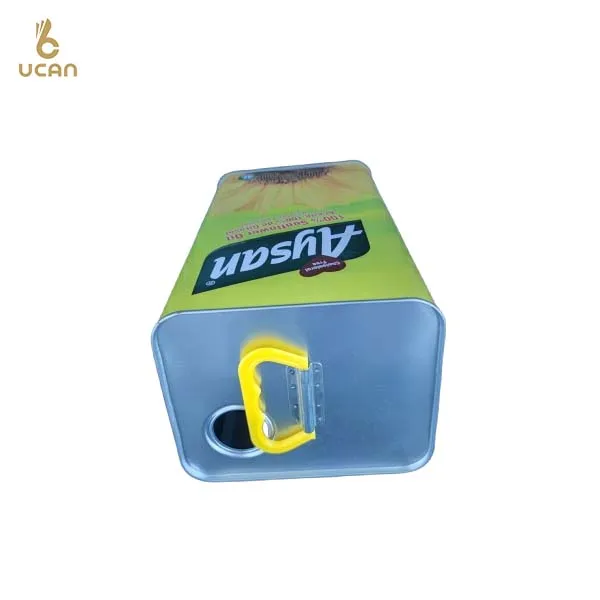 4L Rectangle Food Grade Olive Oil Tin Cans 3L 5L Square Metal Tins for Cooking Oil Packing Custom Print OEM ODM Metal Container
