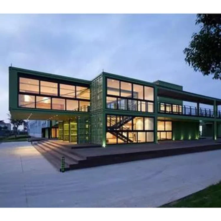 Fast Install Steel Structure House Prefabricated Homes Luxury Villa Two Storey Prefab House Container