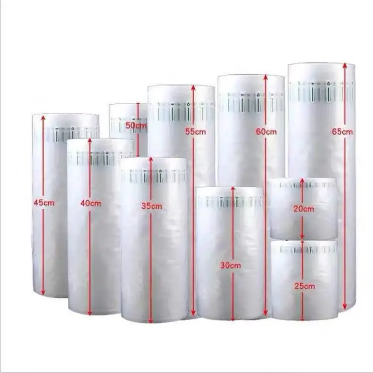 15cm-130cm custom protective packaging air column wrap cushion film inflatable air column packing roll