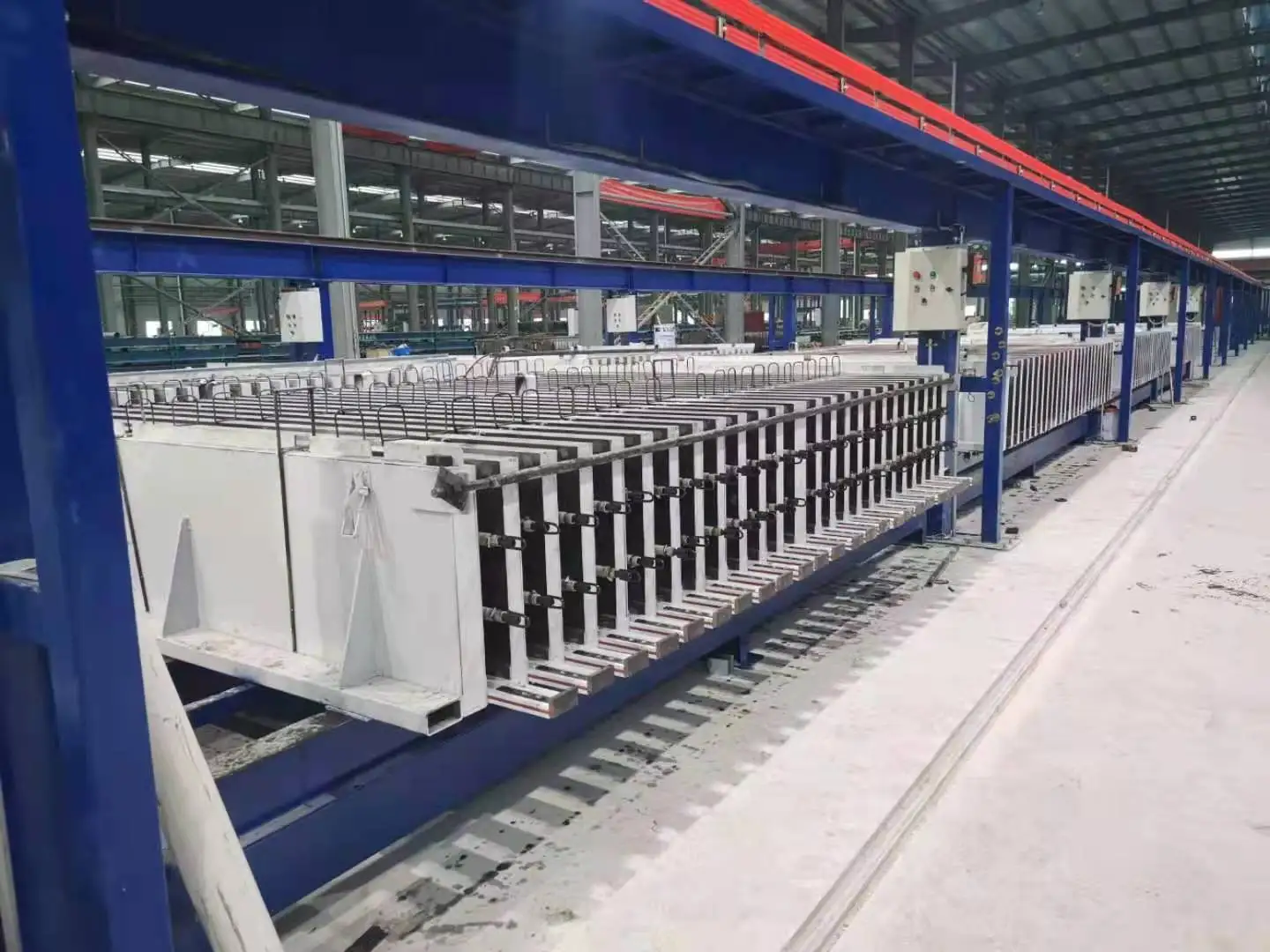 lightweight precast concrete wall panel machine for making EPS sandwich blocks partition panels production