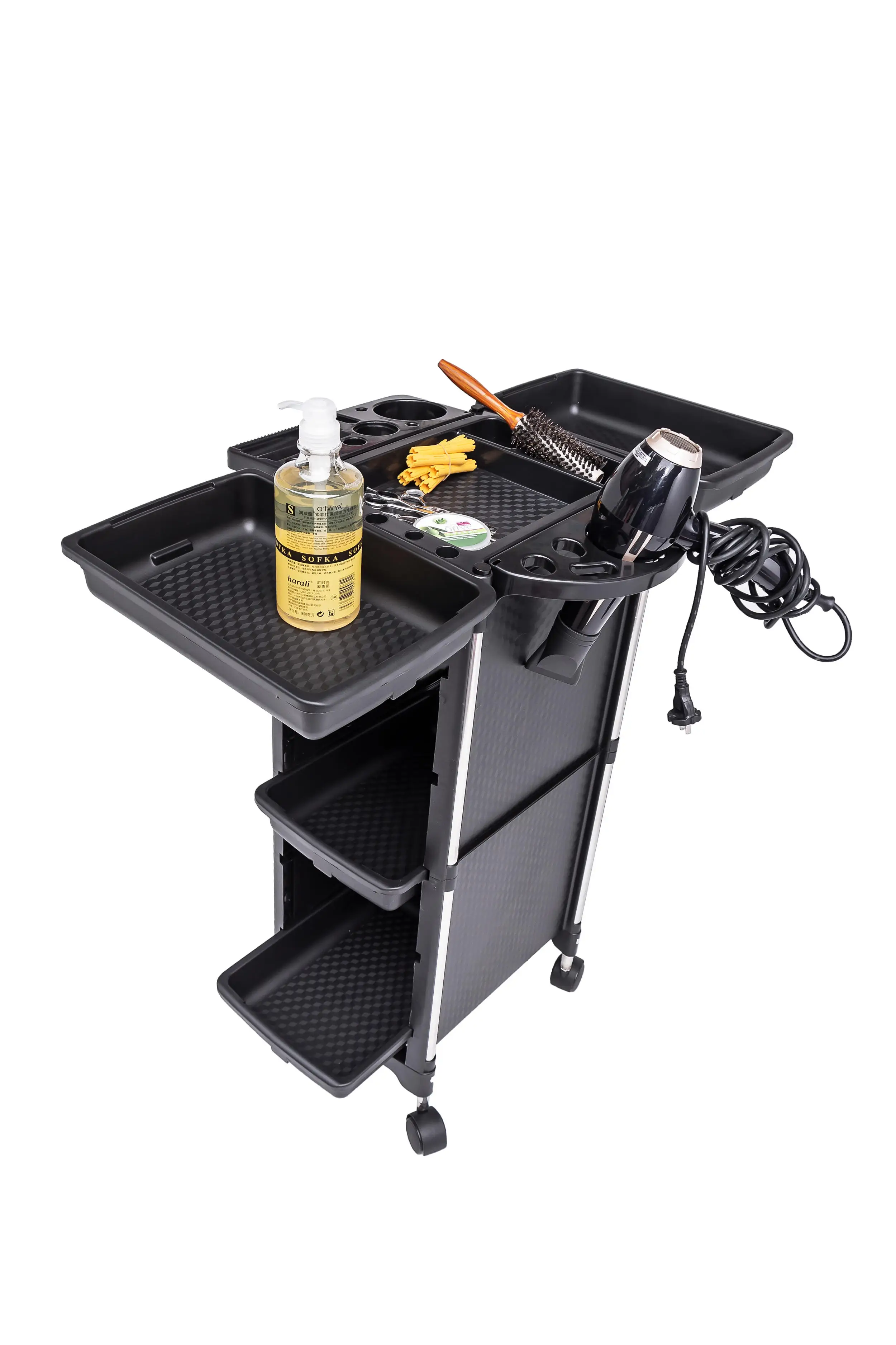 
Large Capacity Beauty Salon Hairdressing Trolley Furniture with High Quality 