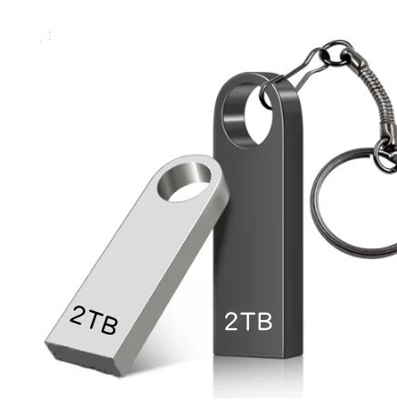 Металлический USB-накопитель с логотипом на заказ 16 ГБ 32 64 1 ТБ 2