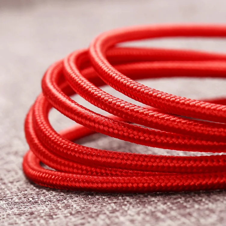 Double Side Electronic Tester 2.0 Fabric Braided Mobile Phone Cables Fast Long Charging Usb Cable Data Line for